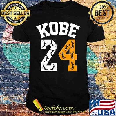 Kobe bryant 24 basketball player shirt