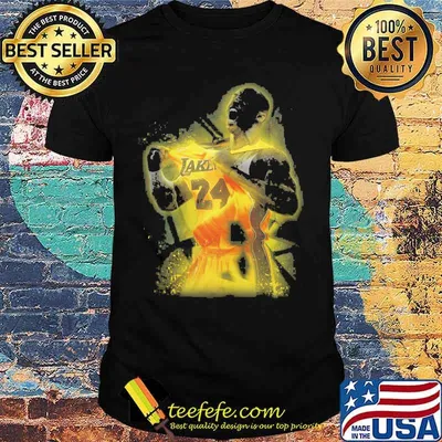 Kobe bryant 24 los angeles lakers basketball shirt