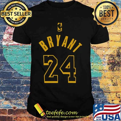 Kobe bryant 24 nba basketball logo shirt