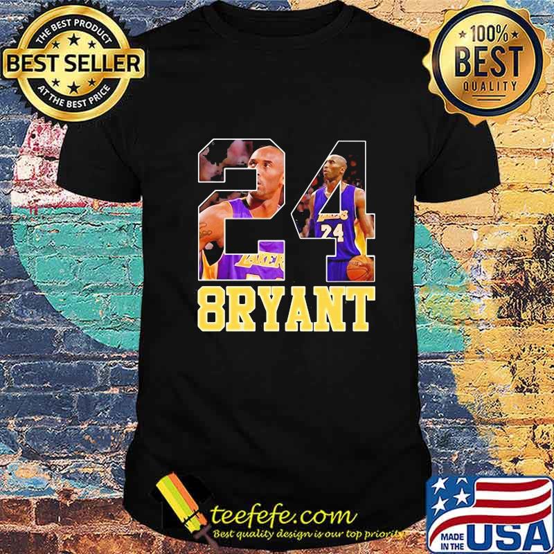 Kobe bryant 24 the man the legend los angeles basketball shirt