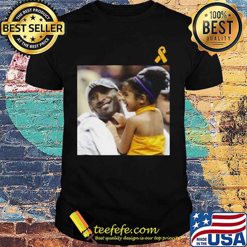 Kobe bryant and daughter mamba forever shirt