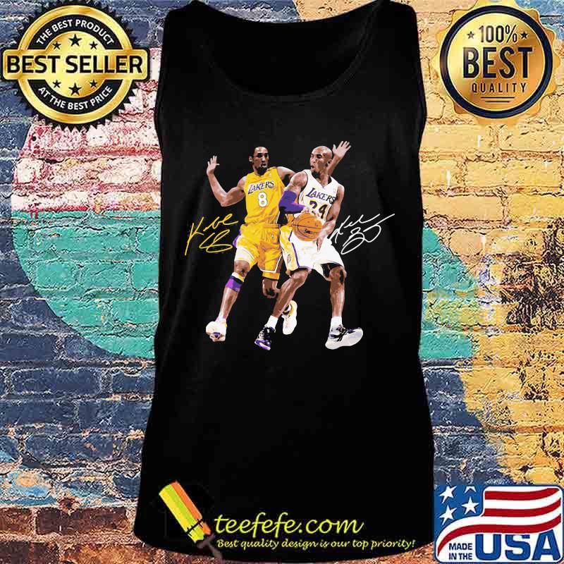 Kobe bryant and lebron james basketball player signatures s Tank top Kobe bryant and lebron james basketball player signatures s Tank top