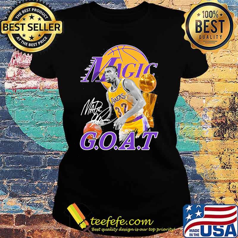 Kobe bryant basketball magic goat signature s Ladies tee Kobe bryant basketball magic goat signature s Ladies tee