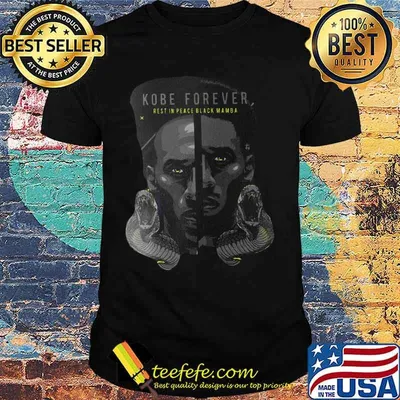 Kobe bryant forever rest in peace black mamba shirt