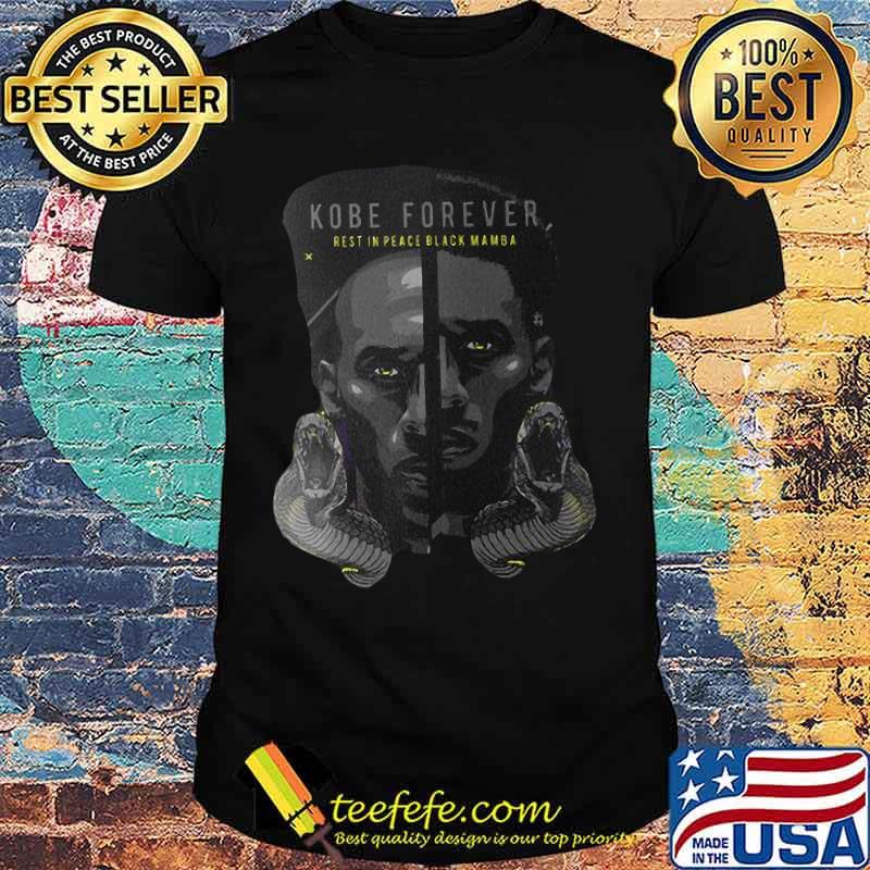 Kobe bryant forever rest in peace black mamba shirt