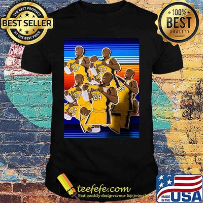 Kobe bryant los angeles lakers basketball vintage retro shirt