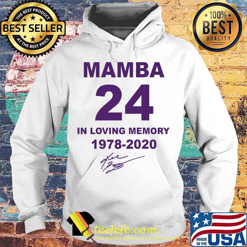 Kobe bryant mamba 24 in loving memory 1978 2020 signature s Hoodie Kobe bryant mamba 24 in loving memory 1978 2020 signature s Hoodie