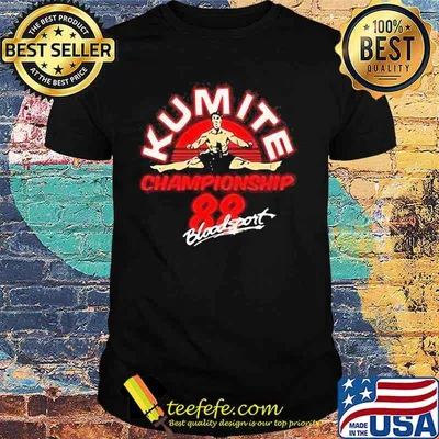 Kumite championship 88 bloodsport vintage retro shirt
