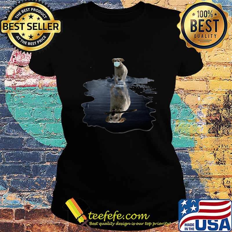 Labrador dog mask water reflection s Ladies tee Labrador dog mask water reflection s Ladies tee