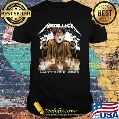 Labrador husky metallica master of puppies shirt