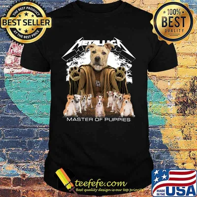 Labrador metallica master of puppies shirt
