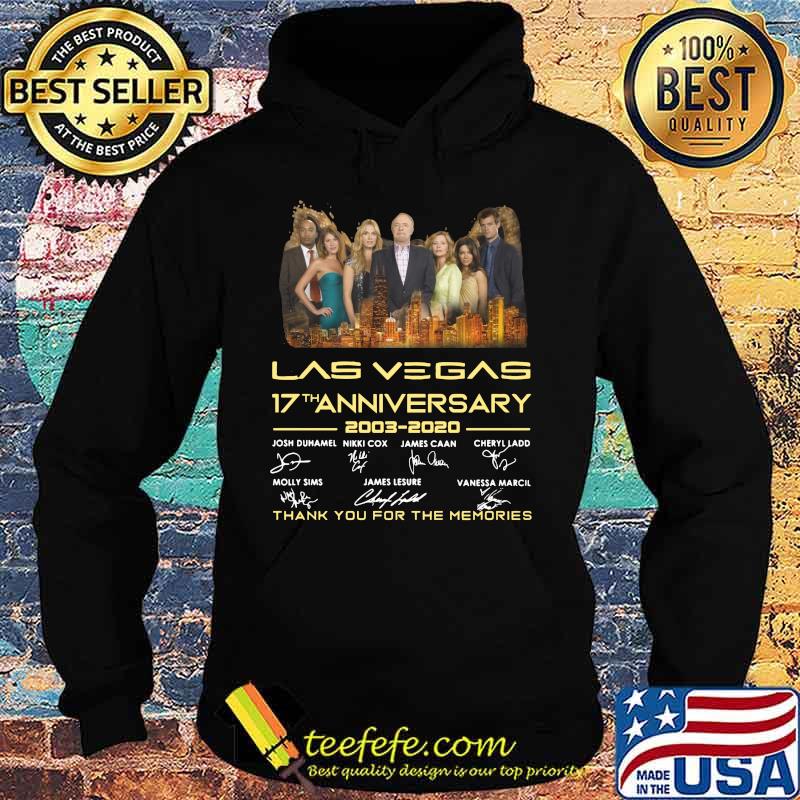 Las vegas 17th anniversary 2003 2020 thank you for the memories signatures s Hoodie Las vegas 17th anniversary 2003 2020 thank you for the memories signatures s Hoodie
