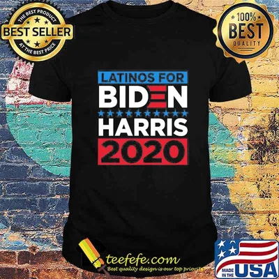 Latinos for biden harris 2020 stars shirt