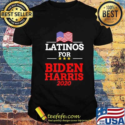 Latinos for joe biden kamala harris 2020 stars shirt
