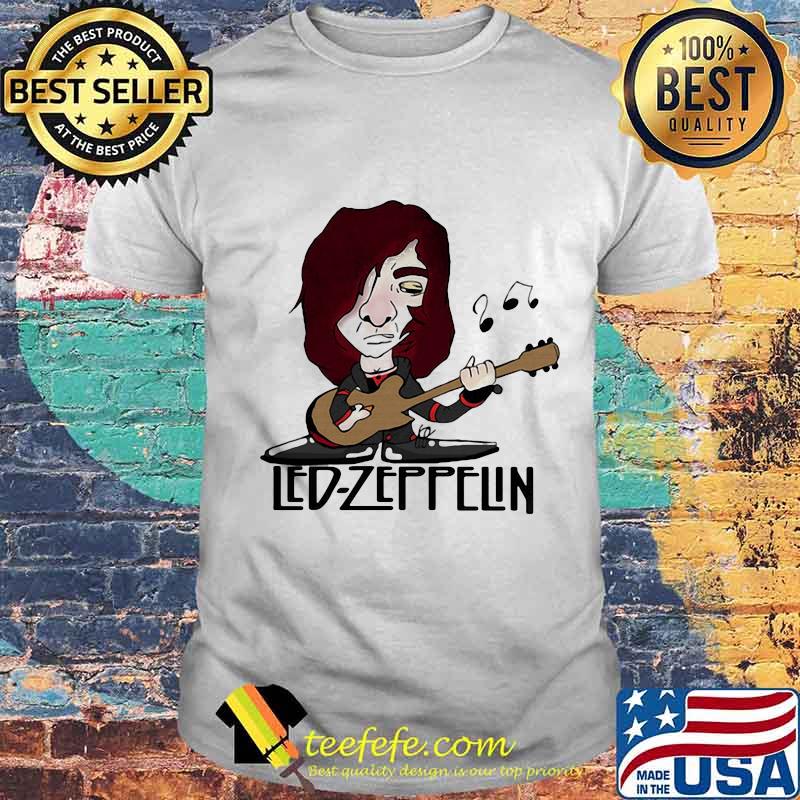 Led zeppelin band john bonham playing guitar shirt