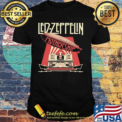 Led zeppelin band mothership tour shirt