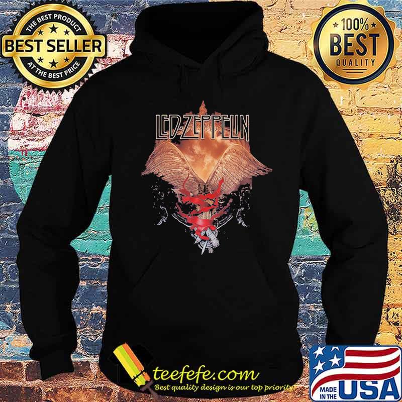 Led zeppelin band wings 2011 tour slim s Hoodie Led zeppelin band wings 2011 tour slim s Hoodie