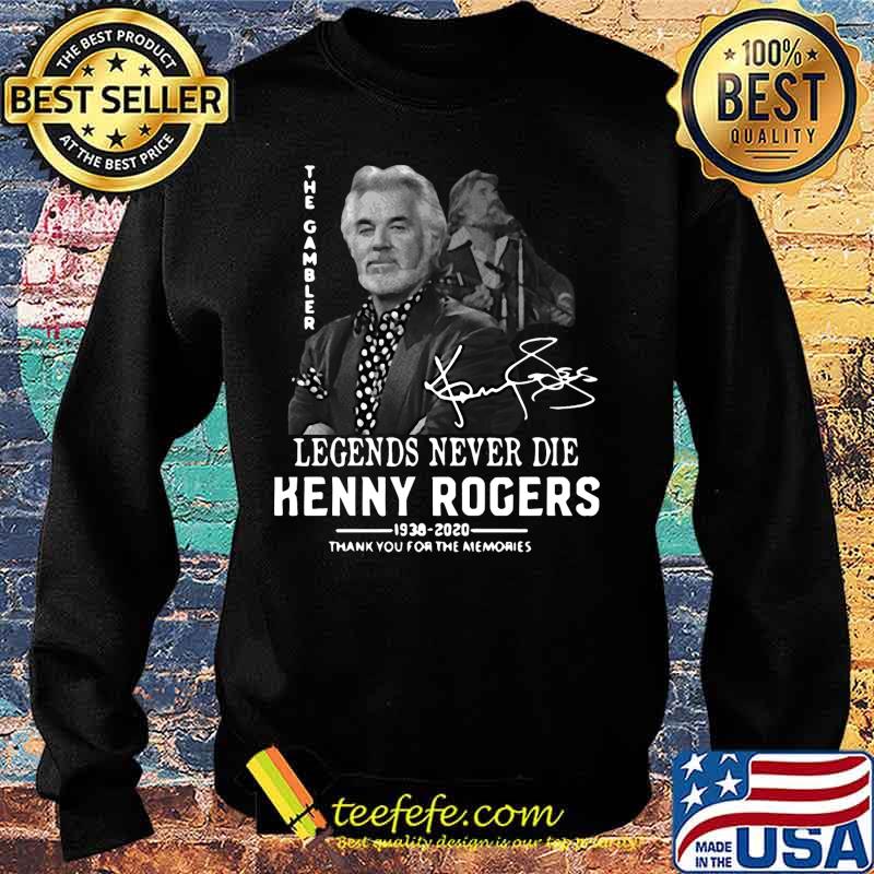 Legends never die kenny rogers 1938 2020 thank you for the memories signature s Sweater Legends never die kenny rogers 1938 2020 thank you for the memories signature s Sweater