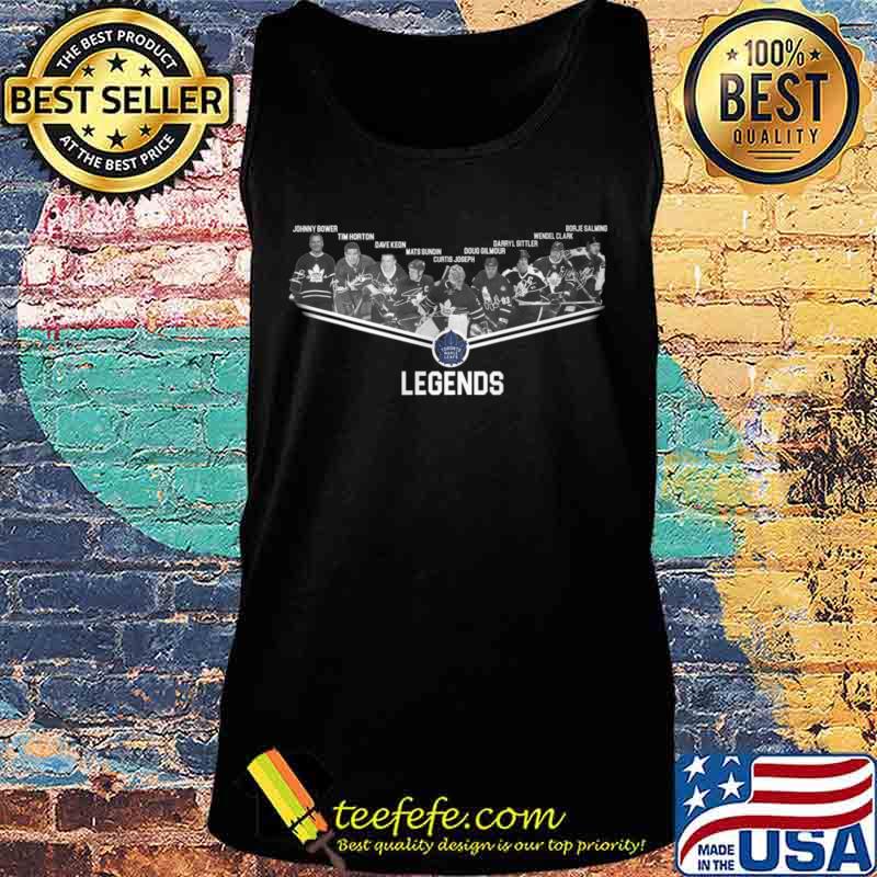 Legends toronto maple leafs hockey players signatures s Tank top Legends toronto maple leafs hockey players signatures s Tank top