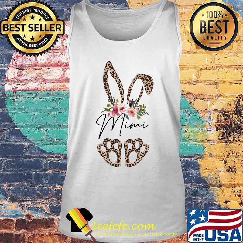 Leopard Bunny Mimi Easter Day Rabbit Eggs Flower Floral Shirt Tank top Leopard Bunny Mimi Easter Day Rabbit Eggs Flower Floral Shirt Tank top