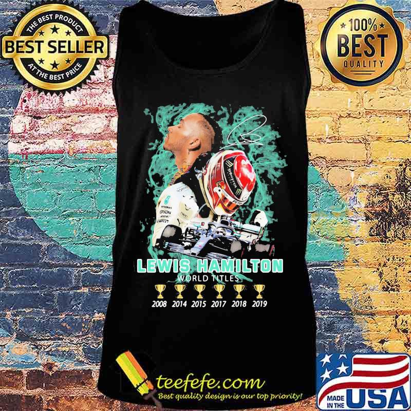 Lewis hamilton world titles champions signature s Tank top Lewis hamilton world titles champions signature s Tank top