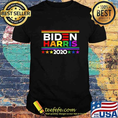 Lgbt biden harris 2020 stars shirt