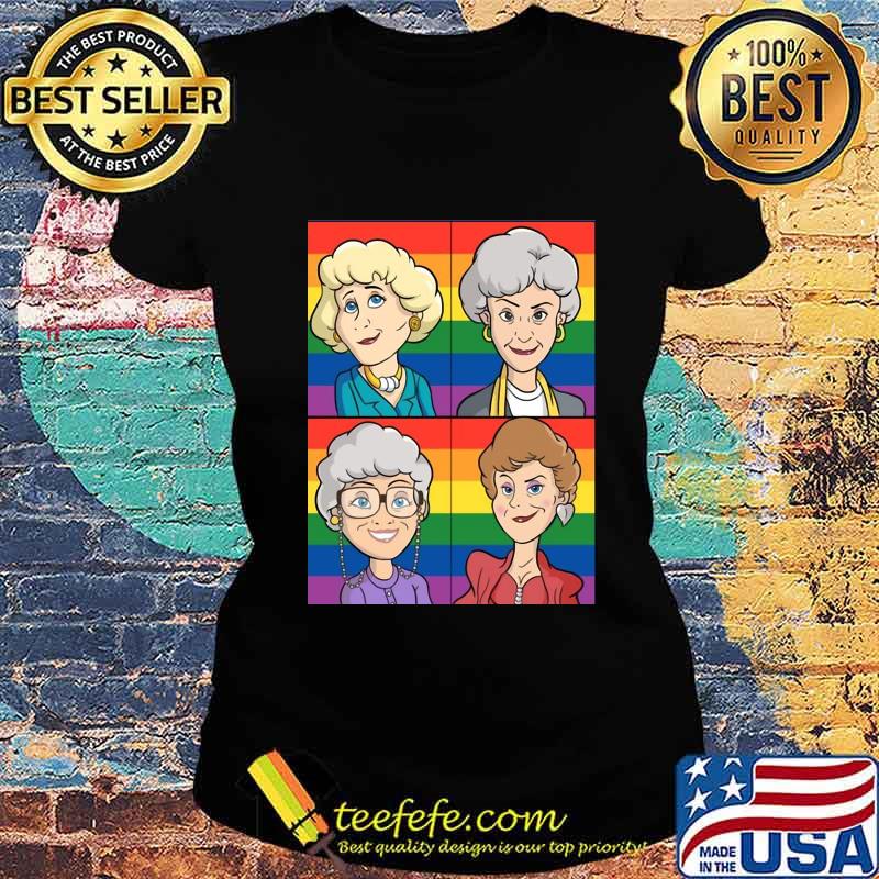 Lgbt golden girls vintage s Ladies tee Lgbt golden girls vintage s Ladies tee