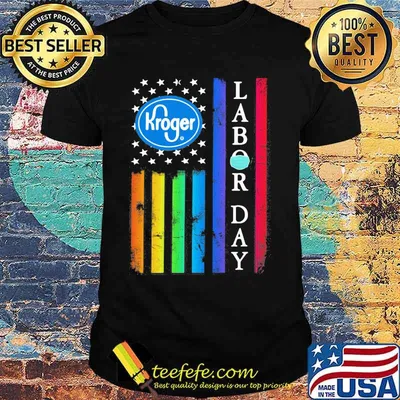 Lgbt kroger labor day american flag independence day shirt