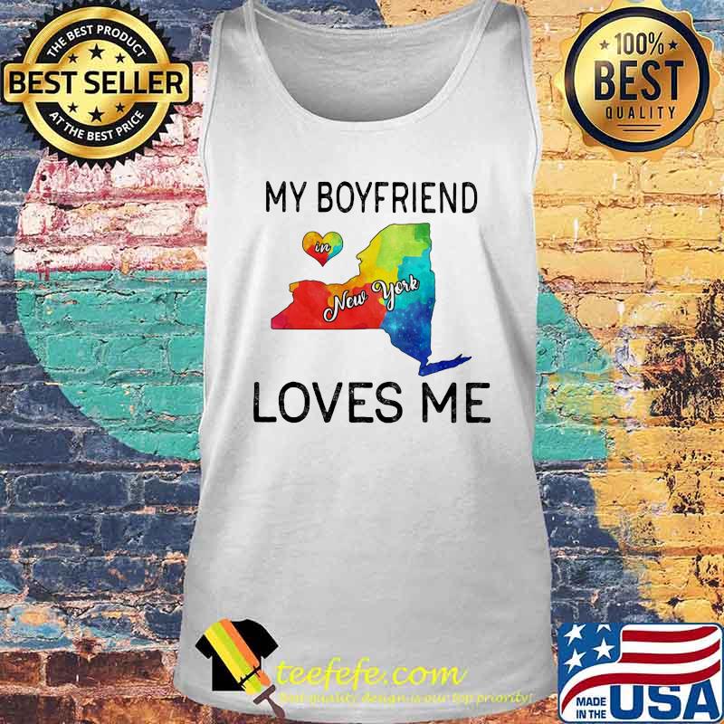 Lgbt my boyfriend in new york loves me s Tank top Lgbt my boyfriend in new york loves me s Tank top