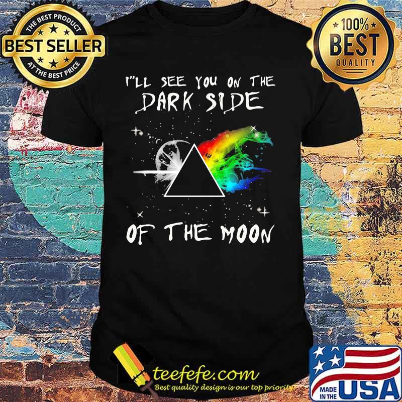 Lgbt pink floyd band i'll see you on the park side of the moon shirt