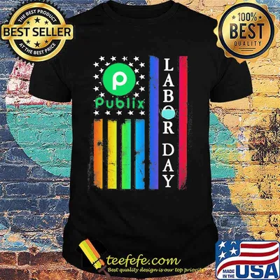 Lgbt publix labor day american flag independence day shirt