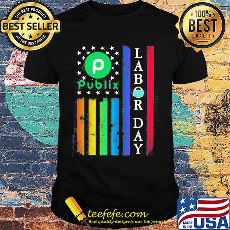 Lgbt publix labor day american flag independence day shirt