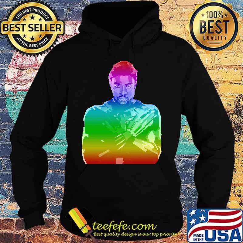 Lgbt rainbow marvel heroes black panther chadwick s Hoodie Lgbt rainbow marvel heroes black panther chadwick s Hoodie