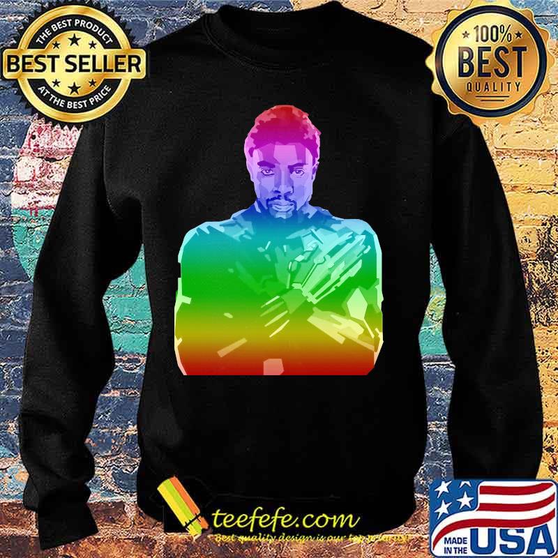 Lgbt rainbow marvel heroes black panther chadwick s Sweater Lgbt rainbow marvel heroes black panther chadwick s Sweater