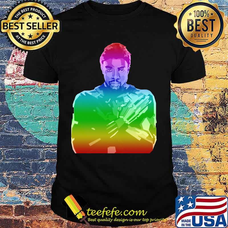 Lgbt rainbow marvel heroes black panther chadwick shirt Lgbt rainbow marvel heroes black panther chadwick shirt