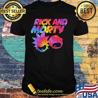 Lgbt rick and morty colors shirt
