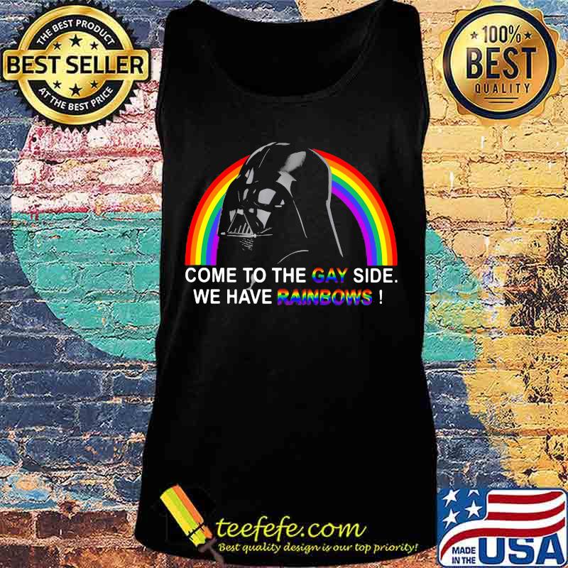 Lgbt star wars darth vader come to the gay side we have rainbows s Tank top Lgbt star wars darth vader come to the gay side we have rainbows s Tank top