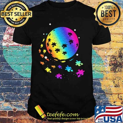 Lgbt the earth autism shirt