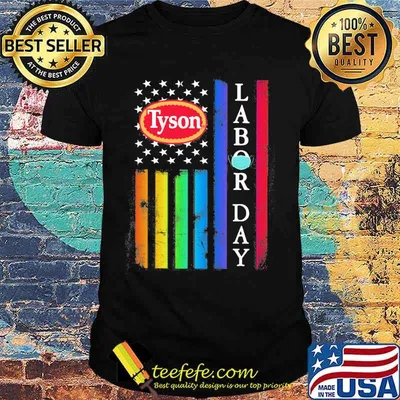 Lgbt tyson labor day american flag independence day shirt