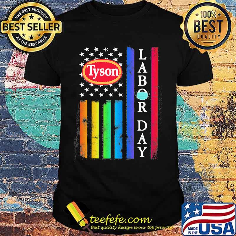 Lgbt tyson labor day american flag independence day shirt