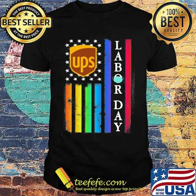 Lgbt ups labor day american flag independence day shirt