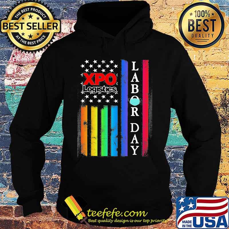 Lgbt xpo logistics labor day american flag independence day s Hoodie Lgbt xpo logistics labor day american flag independence day s Hoodie