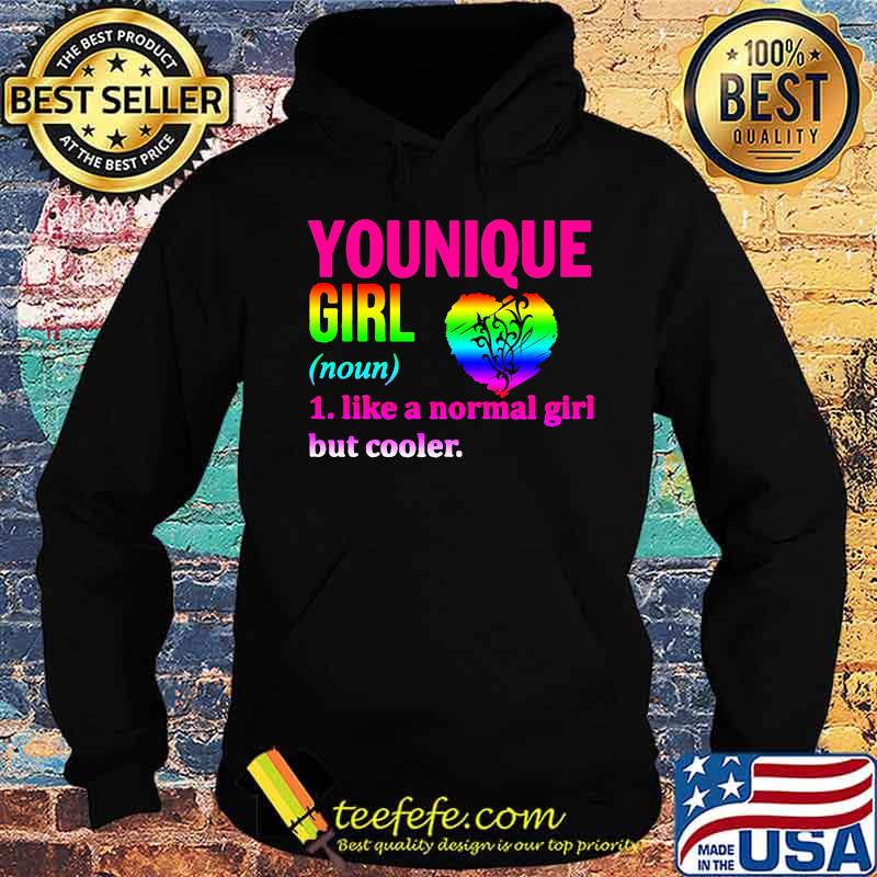 Lgbt younique girl like a normal girl but cooler heart s Hoodie Lgbt younique girl like a normal girl but cooler heart s Hoodie