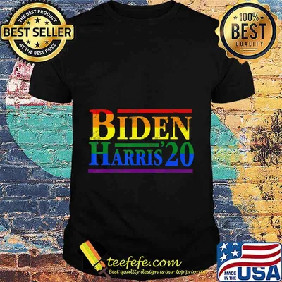 LGBTQ Gay Pride Joe Biden Kamala Harris Anti Trump Democrat T-Shirt