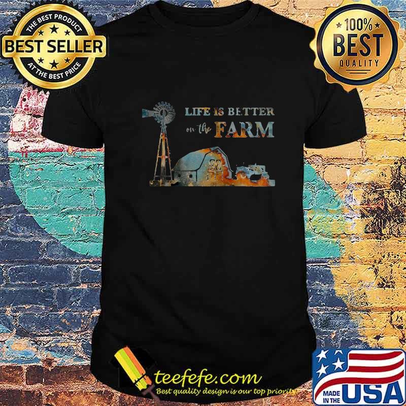 Life is better on the farm sunset shirt Life is better on the farm sunset shirt