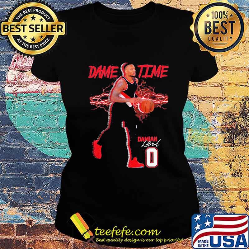 Lillard No. 0 Portland Basketball Dame Time s Ladies tee Lillard No. 0 Portland Basketball Dame Time s Ladies tee