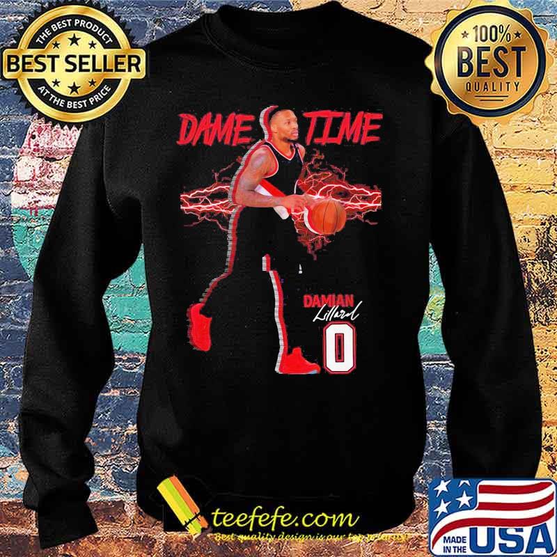 Lillard No. 0 Portland Basketball Dame Time s Sweater Lillard No. 0 Portland Basketball Dame Time s Sweater