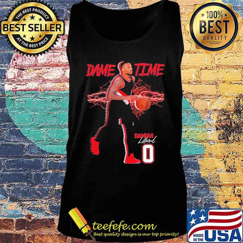 Lillard No. 0 Portland Basketball Dame Time s Tank top Lillard No. 0 Portland Basketball Dame Time s Tank top