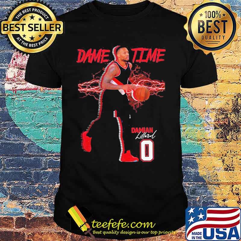 Lillard No. 0 Portland Basketball Dame Time shirt Lillard No. 0 Portland Basketball Dame Time shirt