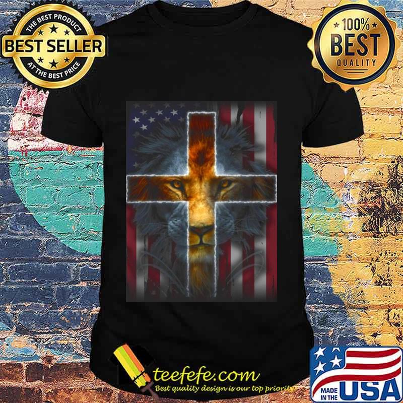 Lion king jesus american flag independence day shirt Lion king jesus american flag independence day shirt